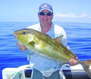When the currents are slow enough some great amberjack fishing can be had with live baits.